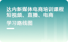 新媒體電商從入門(mén)到精通學(xué)習(xí)路線(xiàn)圖