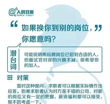 面試也有標(biāo)準(zhǔn)答案，這些“面試潛臺詞”你要懂