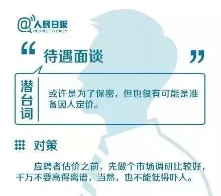 面試也有標(biāo)準(zhǔn)答案，這些“面試潛臺詞”你要懂