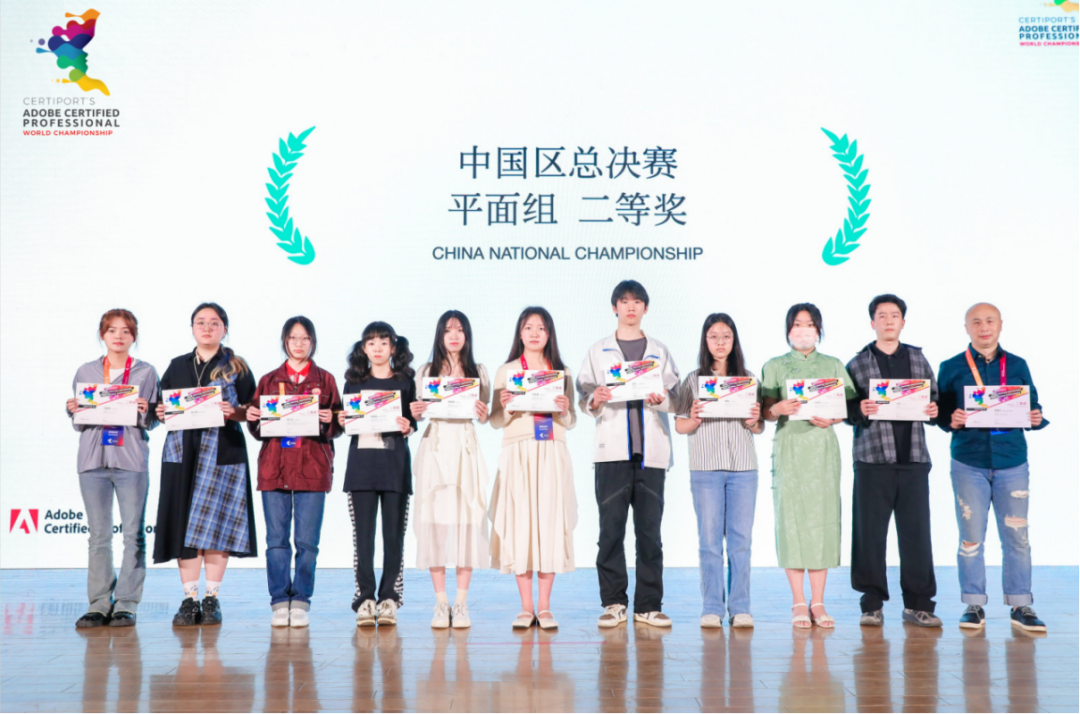 達內學員獲得平面組二等獎、三等獎