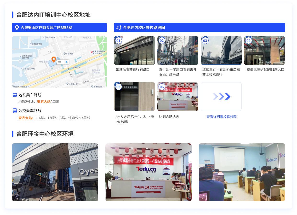 合肥達(dá)內(nèi)教育來校路線圖