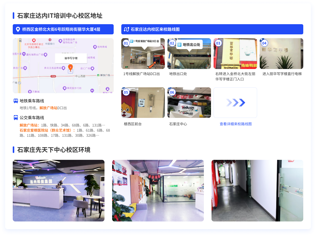 石家莊達(dá)內(nèi)教育來校路線圖